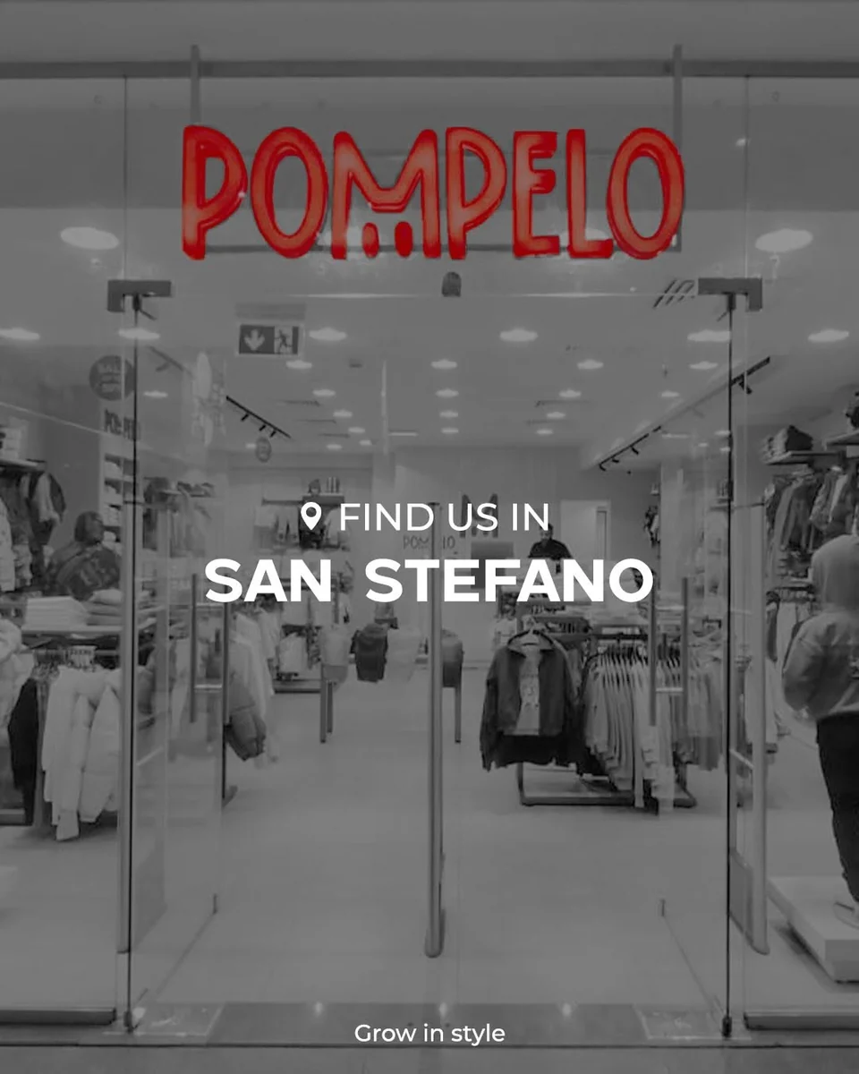 Pompelo store entrance at San Stefano